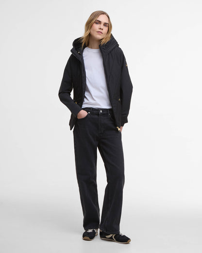 Barbour International Diablo Womens Quilted Sweat - Black