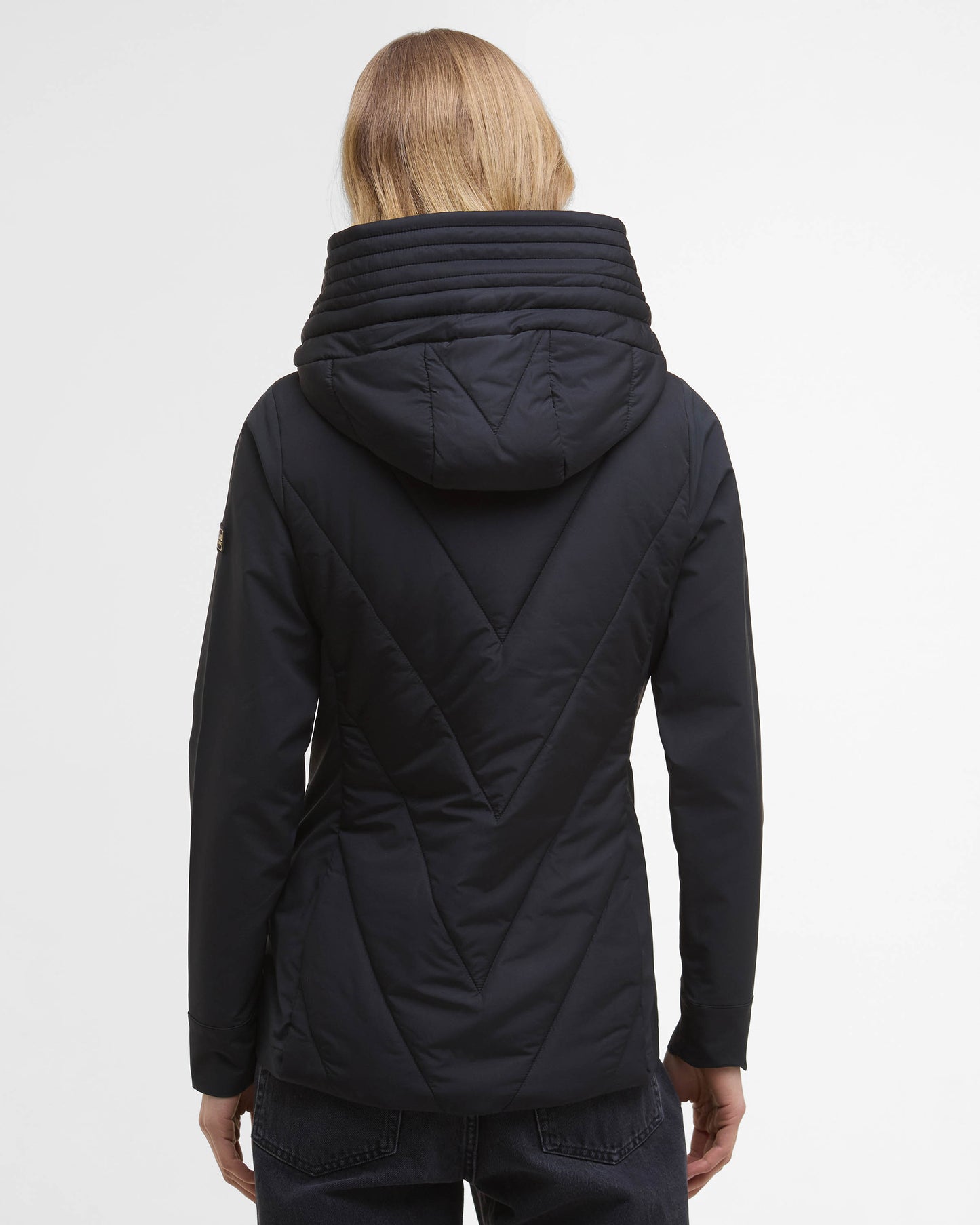 Barbour International Diablo Womens Quilted Sweat - Black