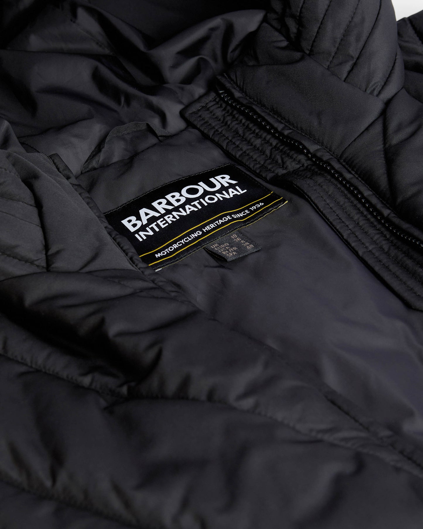 Barbour International Diablo Womens Quilted Sweat - Black