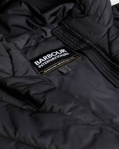 Barbour International Diablo Womens Quilted Sweat - Black