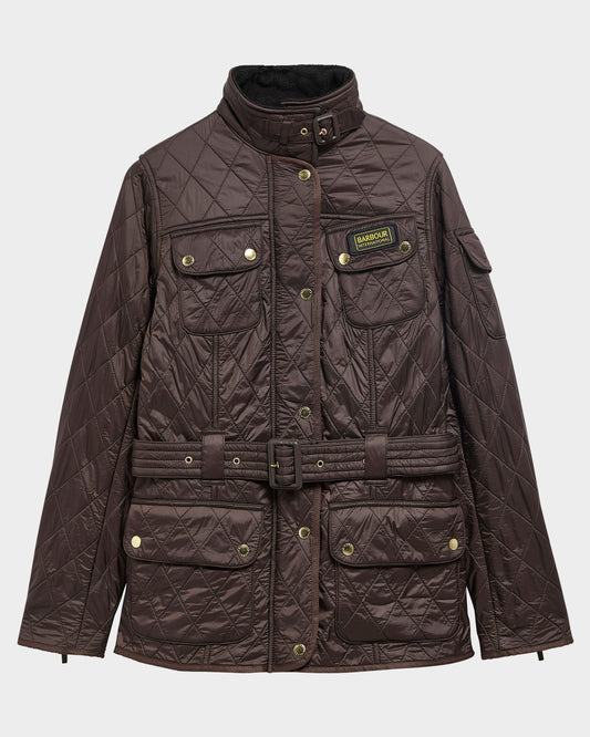 Barbour International Womens Polarquilt Jacket - Truffle