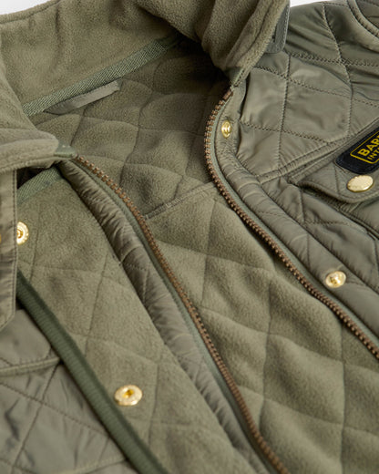 Barbour International Womens Polarquilt Jacket - Dusky Khaki