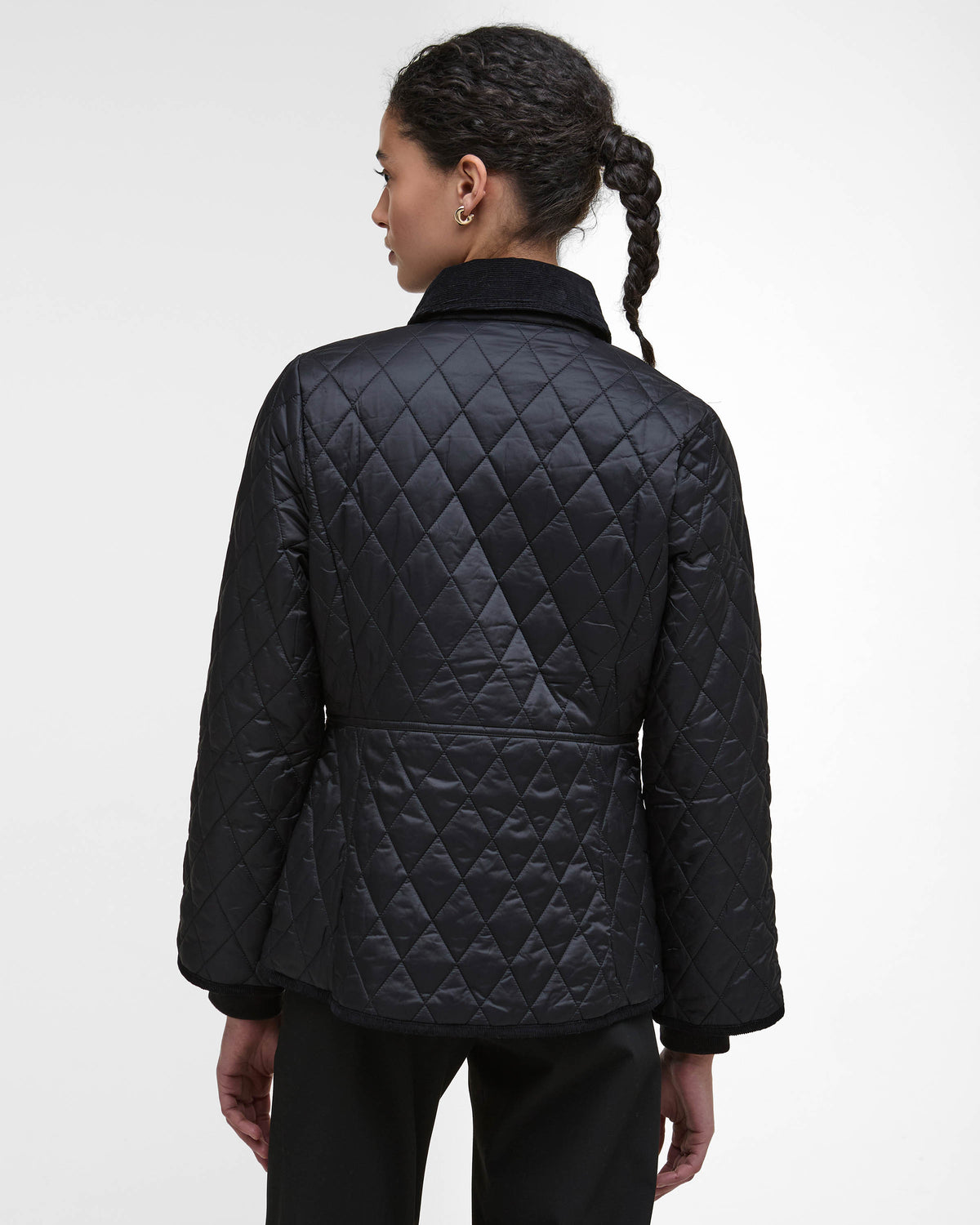 Barbour Fitted Beadnell Womens Quilted Jacket - Black/Classic | CHO | Designer Womens Coats & Jackets