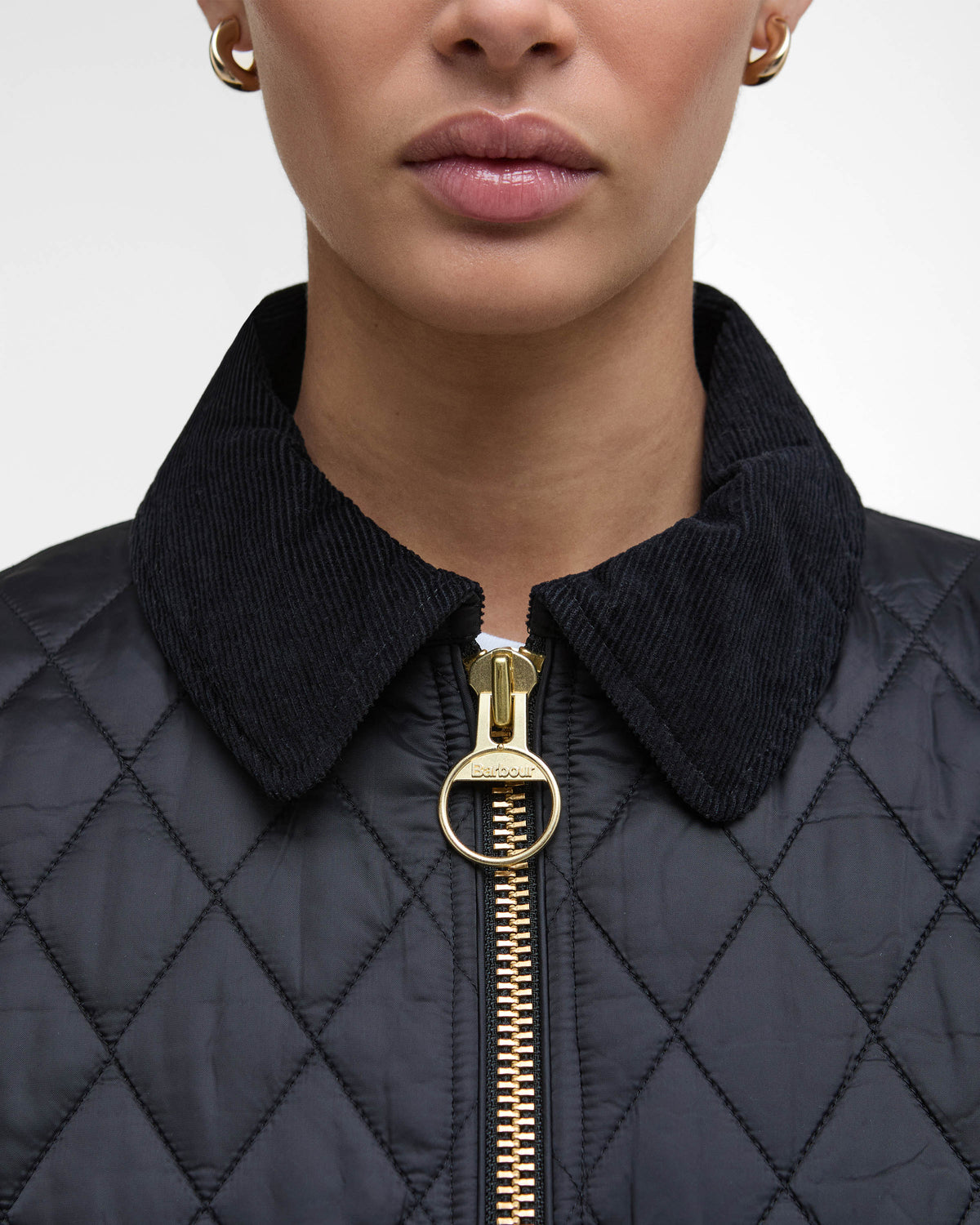 Barbour Fitted Beadnell Womens Quilted Jacket - Black/Classic | CHO | Designer Womens Coats & Jackets