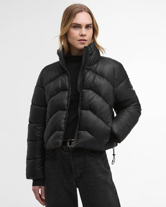 Barbour International Cali Womens Puffer Jacket - Black