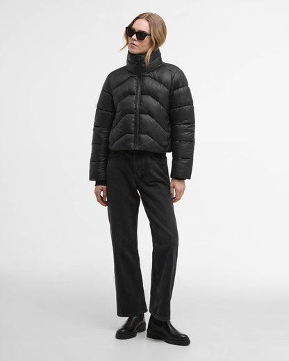 Barbour International Cali Womens Puffer Jacket - Black