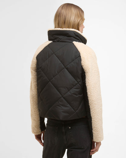 Barbour International Osaka Womens Quilted Jacket - Black/Jasmine