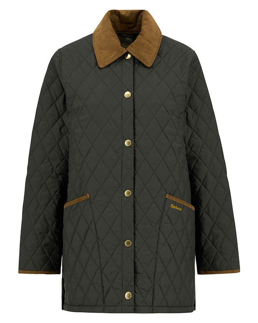 Barbour Icons Modern Liddesdale Womens Quilted Jacket - Sage/Ancient