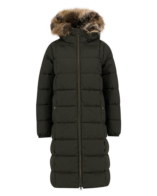 Barbour Marjoram Womens Puffer Jacket - Olive/Classic