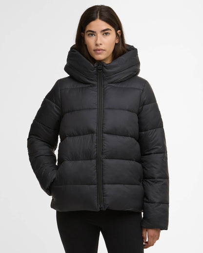 Barbour International Olivios Womens Puffer Jacket - Black - CHO - Designer Womens Coats & Jackets