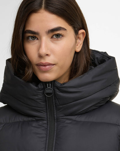 Barbour International Olivios Womens Puffer Jacket - Black - CHO - Designer Womens Coats & Jackets