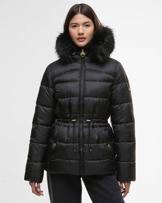 Barbour International Cher Womens Puffer Jacket - Black