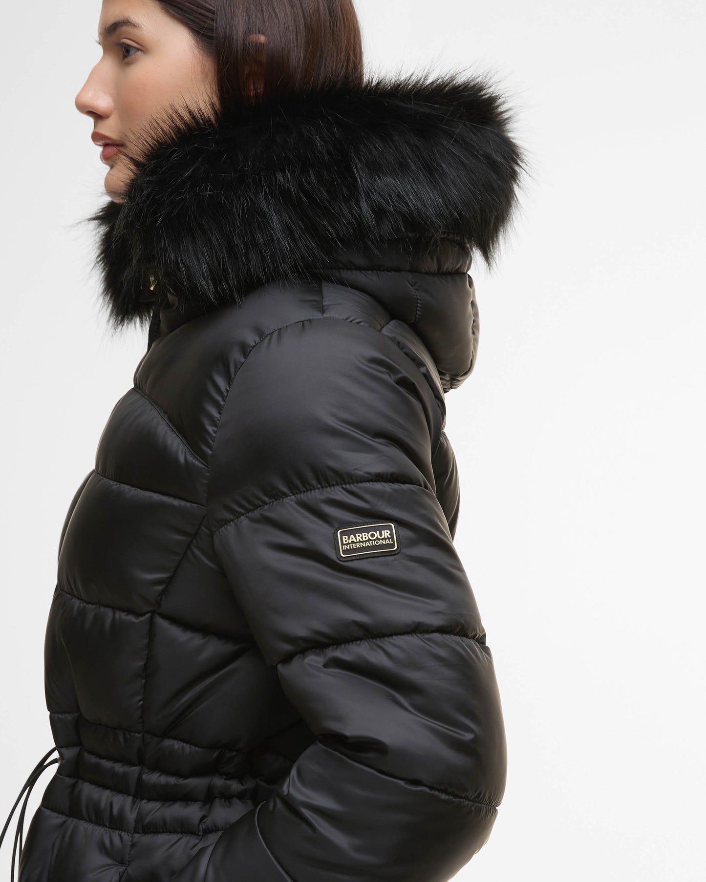 Barbour International Cher Womens Puffer Jacket - Black