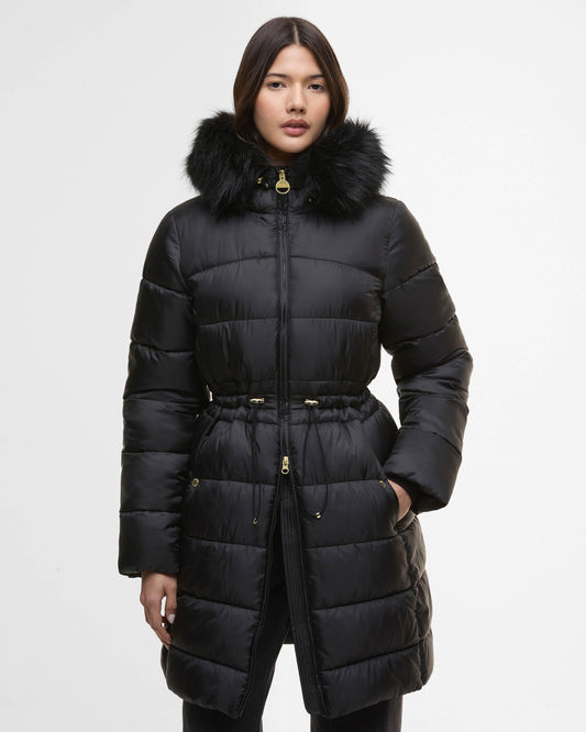 Barbour International Anastasia Womens Puffer Jacket - Black