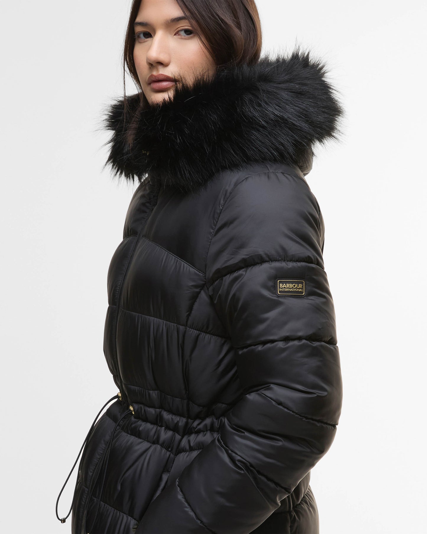 Barbour International Anastasia Womens Puffer Jacket - Black
