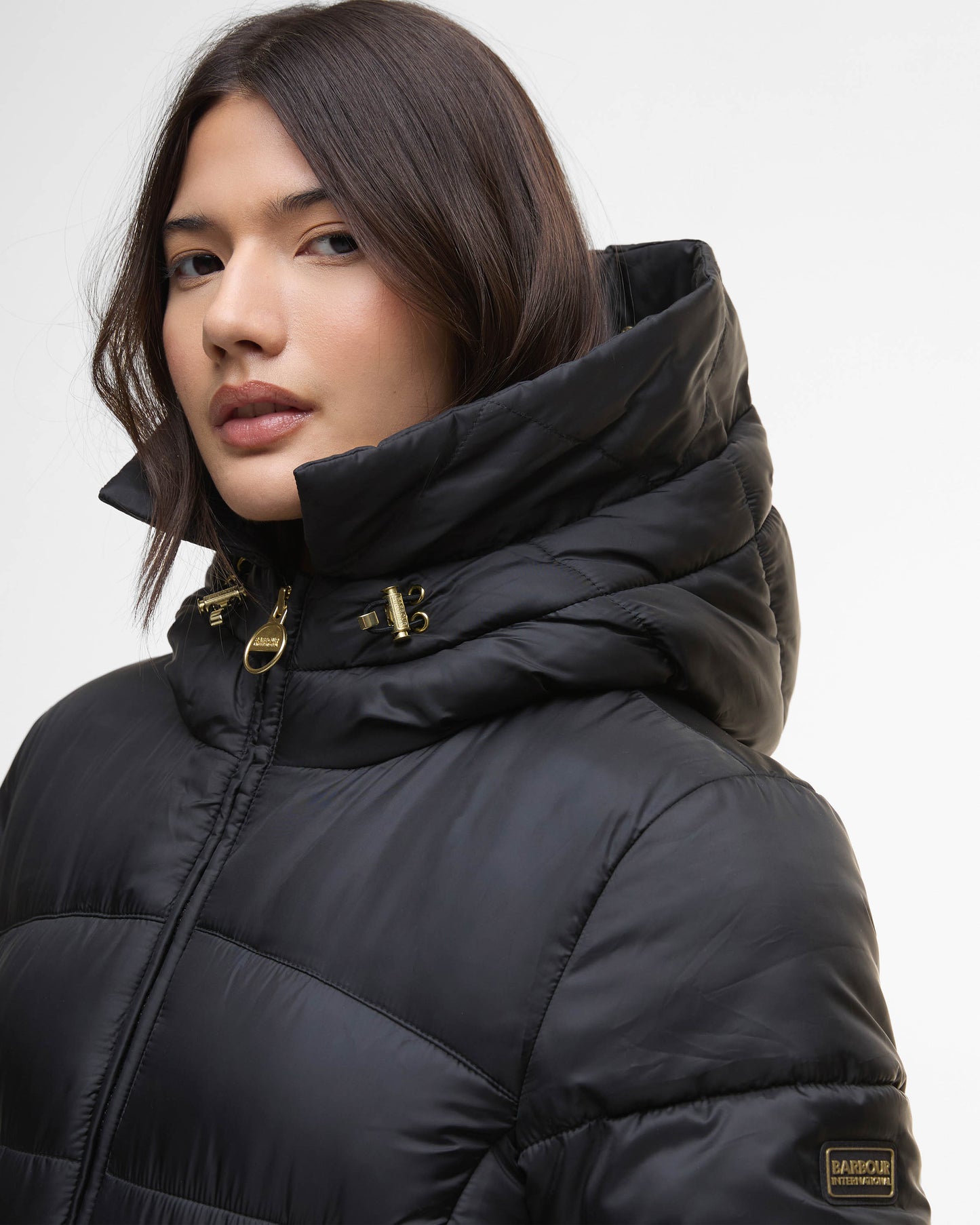 Barbour International Anastasia Womens Puffer Jacket - Black