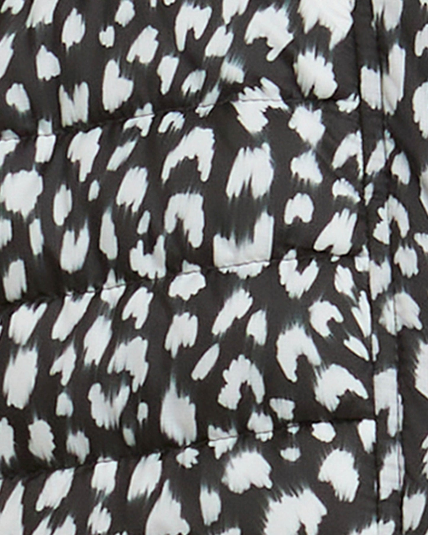 Barbour International Printed Jada Womens Puffer Jacket - Snow Leopard Print