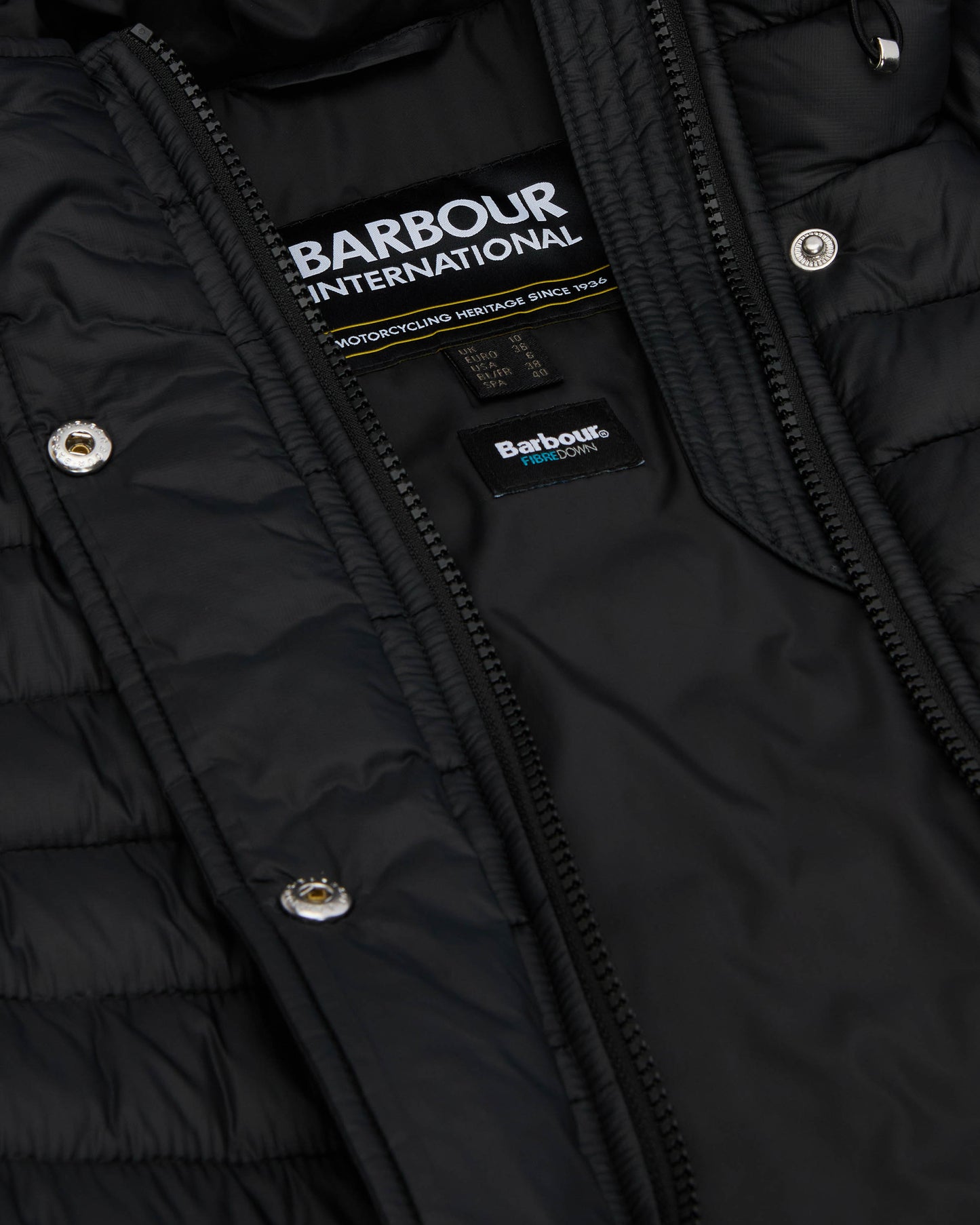 Barbour International Jada Womens Puffer Jacket - Black