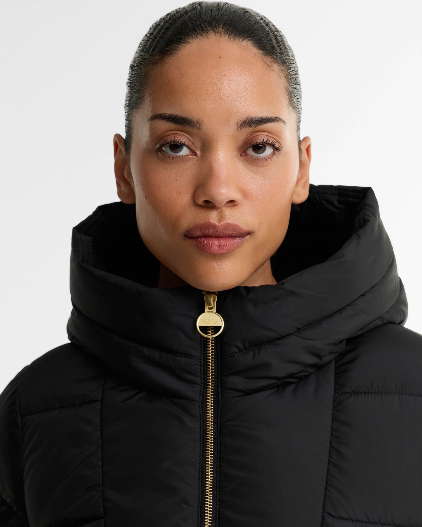Barbour International Brantley Womens Puffer Jacket - Black