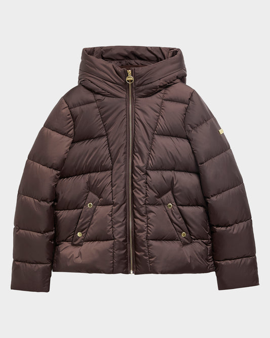 Barbour International Brantley Womens Puffer Jacket - Truffle