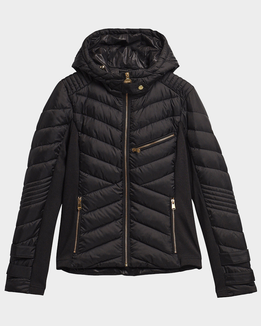 Barbour International Salengro Womens Quilted Jacket - Black | CHO | Designer Womens Quilted Jackets
