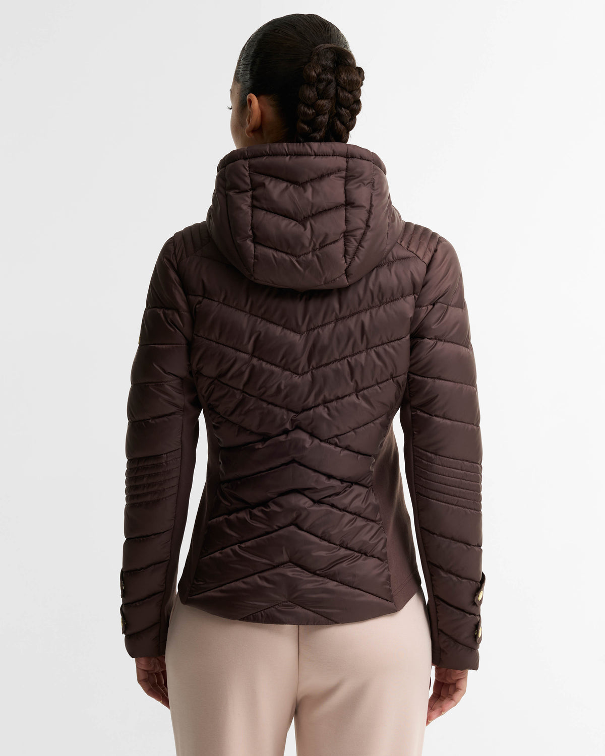 Barbour International Salengro Womens Quilted Jacket - Truffle | CHO | Designer Womens Quilted Jackets