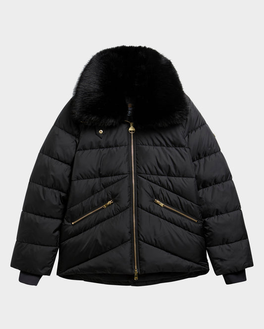 Barbour International Cyrus Womens Puffer Jacket - Black