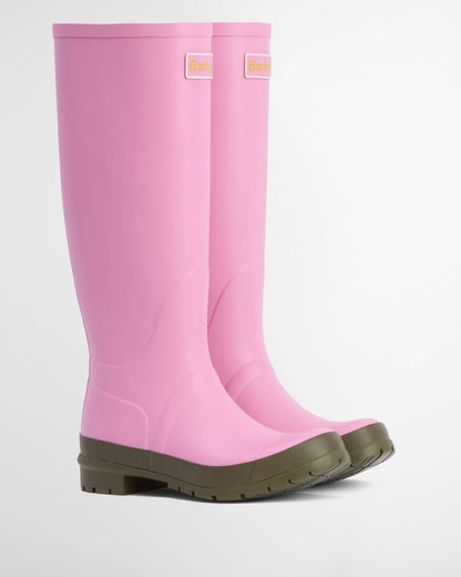 Barbour Abbey Womens Wellingtons - Pink