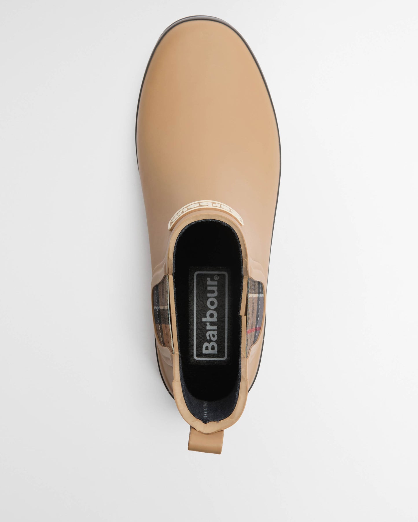 Barbour Mallow Womens Chelsea Wellies - Beige/Dress Tartan | CHO | Designer Womens Boots
