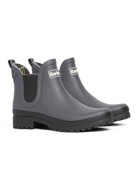 Barbour Mallow Womens Chelsea Wellies - Charcoal/Black