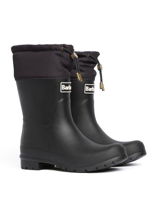 Barbour Mowbray Womens Mid Wellies - Black