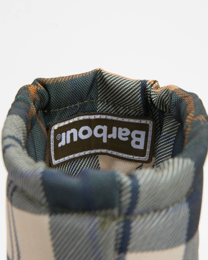 Barbour Mowbray Womens Mid Wellies - Olive/Ancient Tartan | CHO | Designer Womens Boots