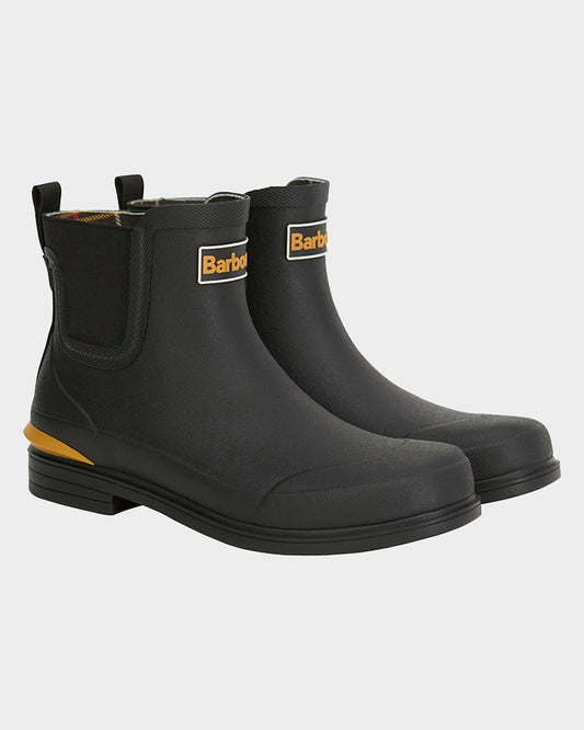 Barbour Abbeyfield Womens Short Welly - Black