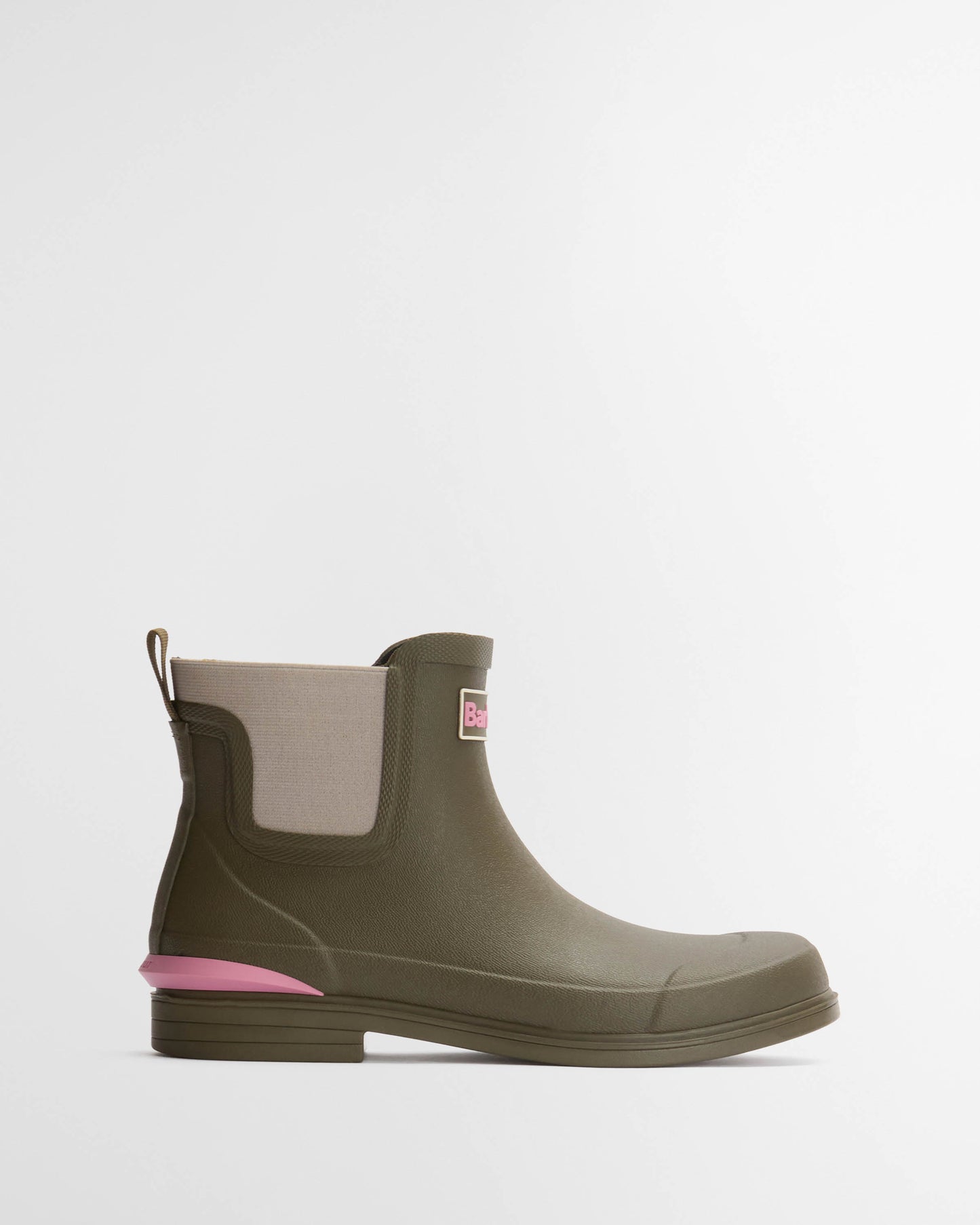 Barbour Abbeyfield Womens Short Welly - Olive | CHO | Designer Womens Wellies