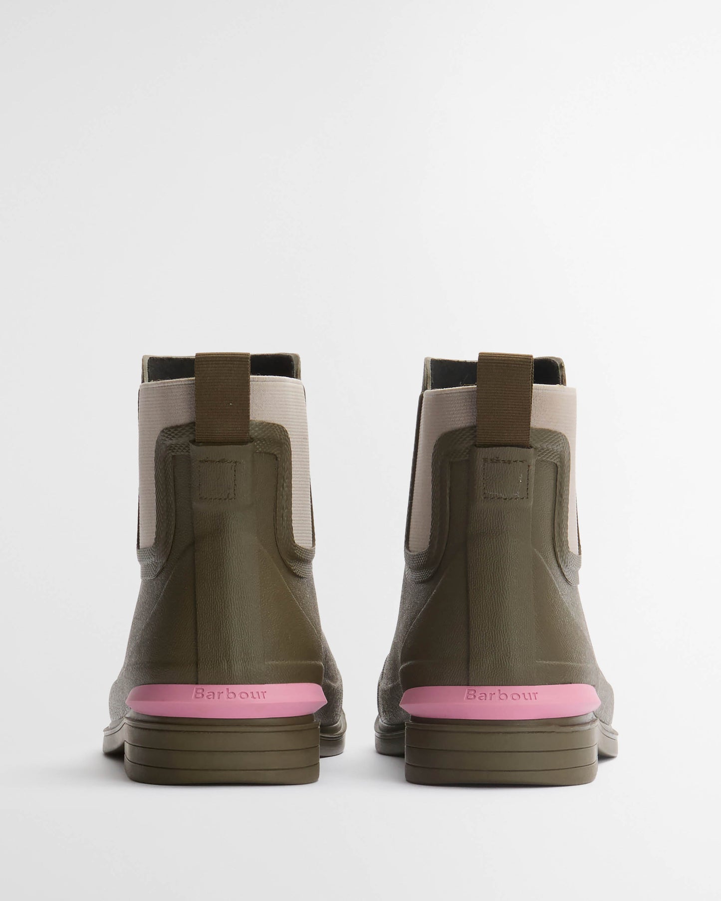 Barbour Abbeyfield Womens Short Welly - Olive | CHO | Designer Womens Wellies