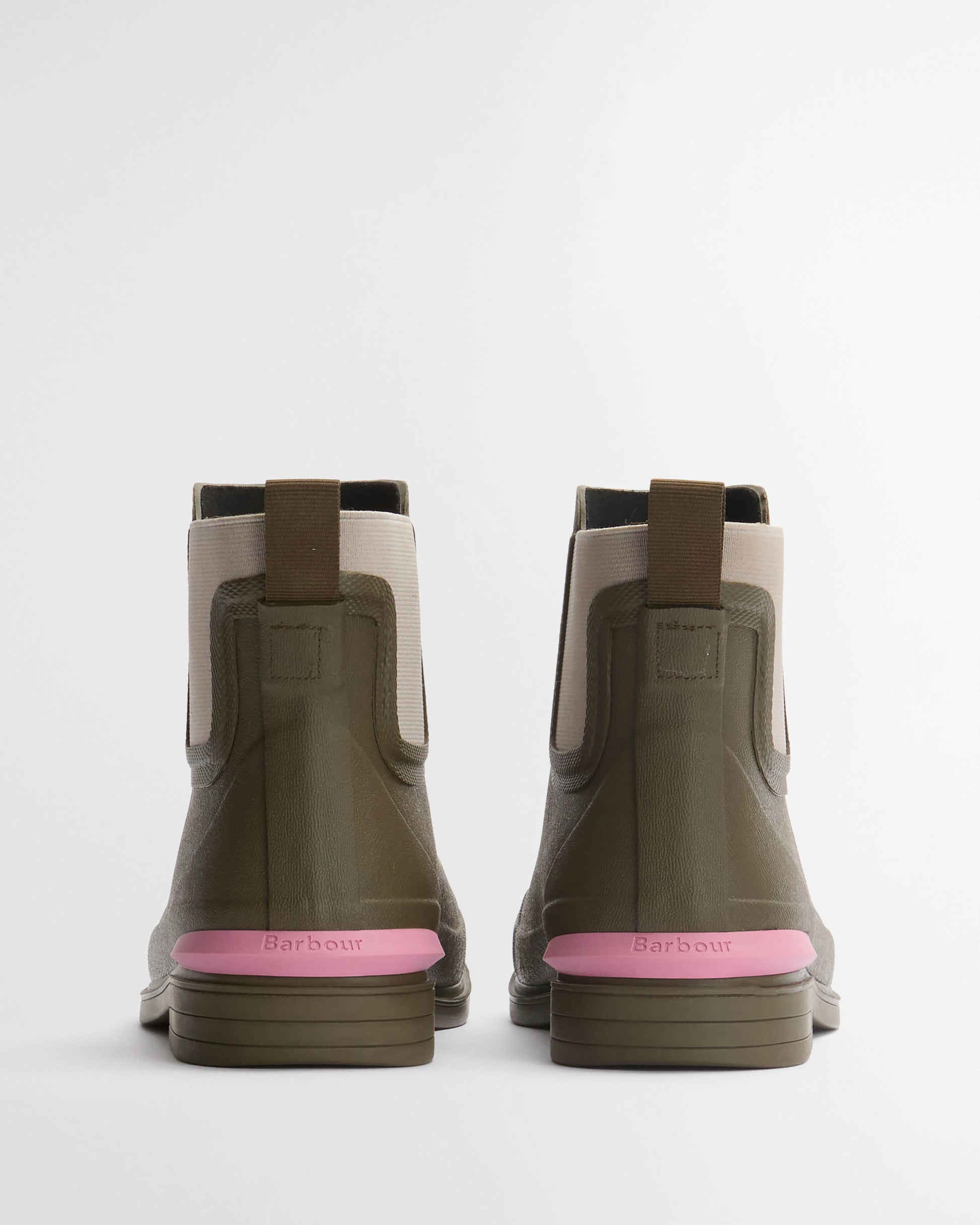 Barbour Abbeyfield Womens Short Welly - Olive | CHO | Designer Womens Wellies