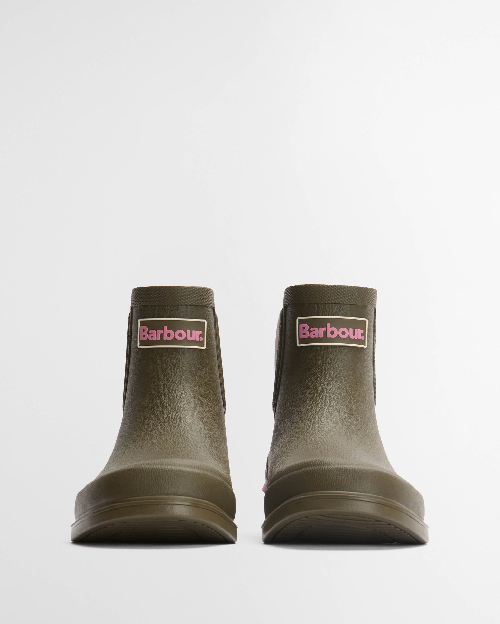 Barbour Abbeyfield Womens Short Welly - Olive | CHO | Designer Womens Wellies