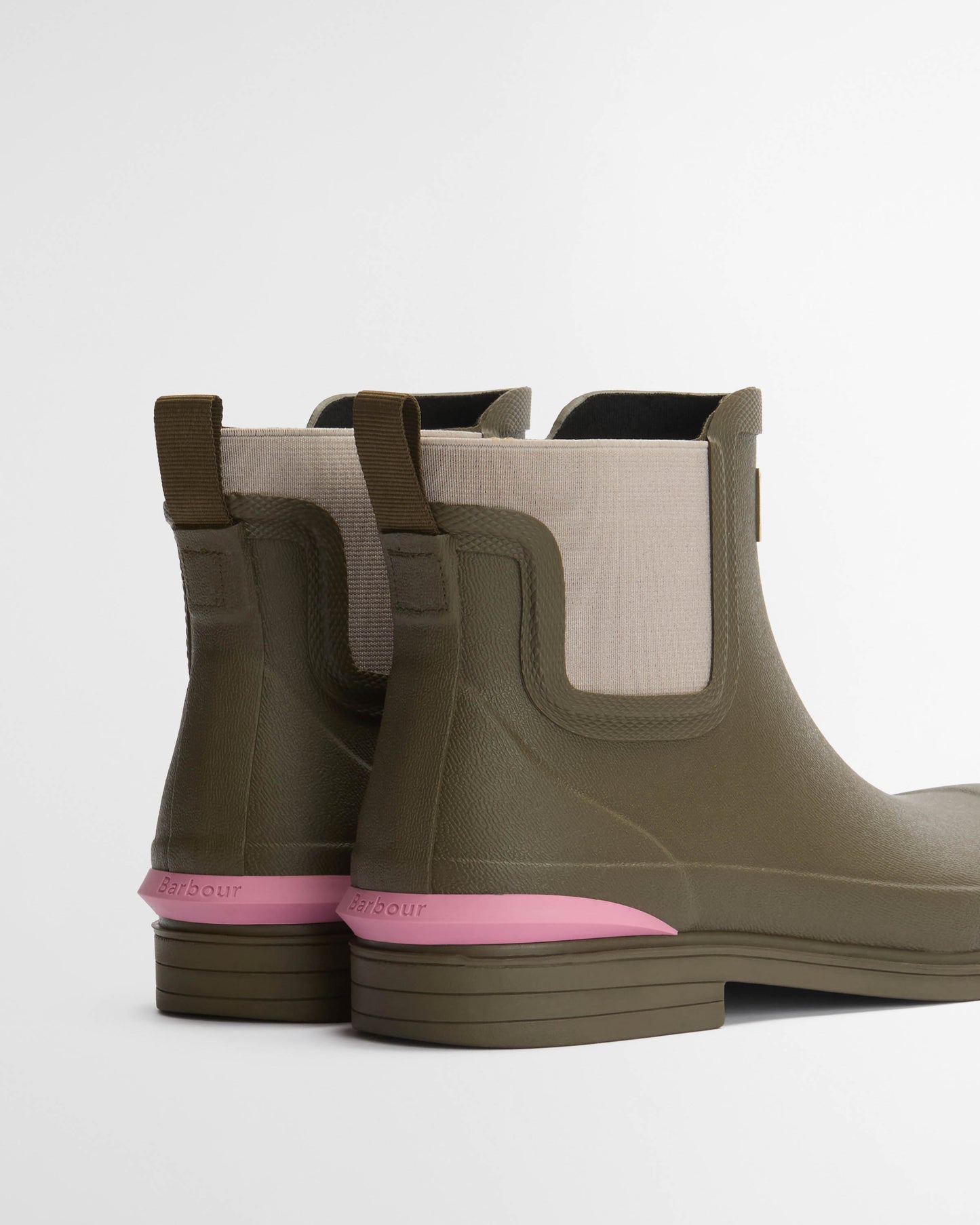 Barbour Abbeyfield Womens Short Welly - Olive | CHO | Designer Womens Wellies