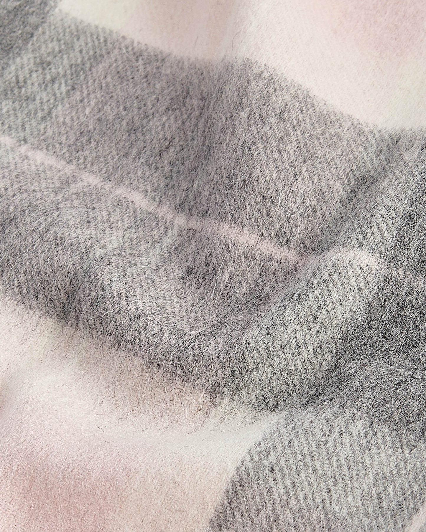 Barbour Womens Tartan Scarf - Pink/Grey Tartan | CHO | Designer Womens Scarves