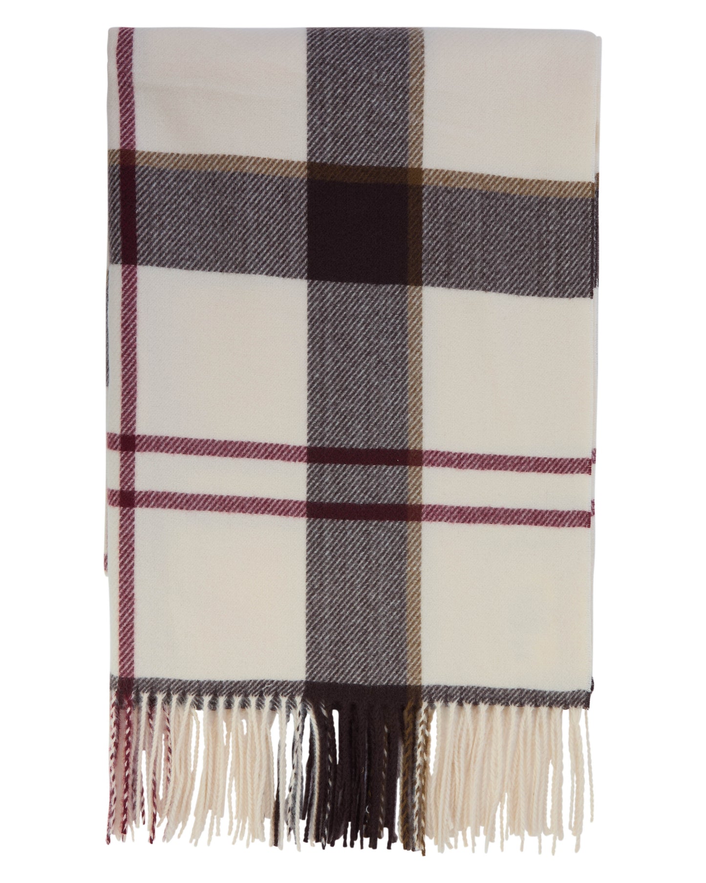Barbour Harriet Womens Tartan Scarf - Light Muted Tartan | CHO | Designer Womens Scarves