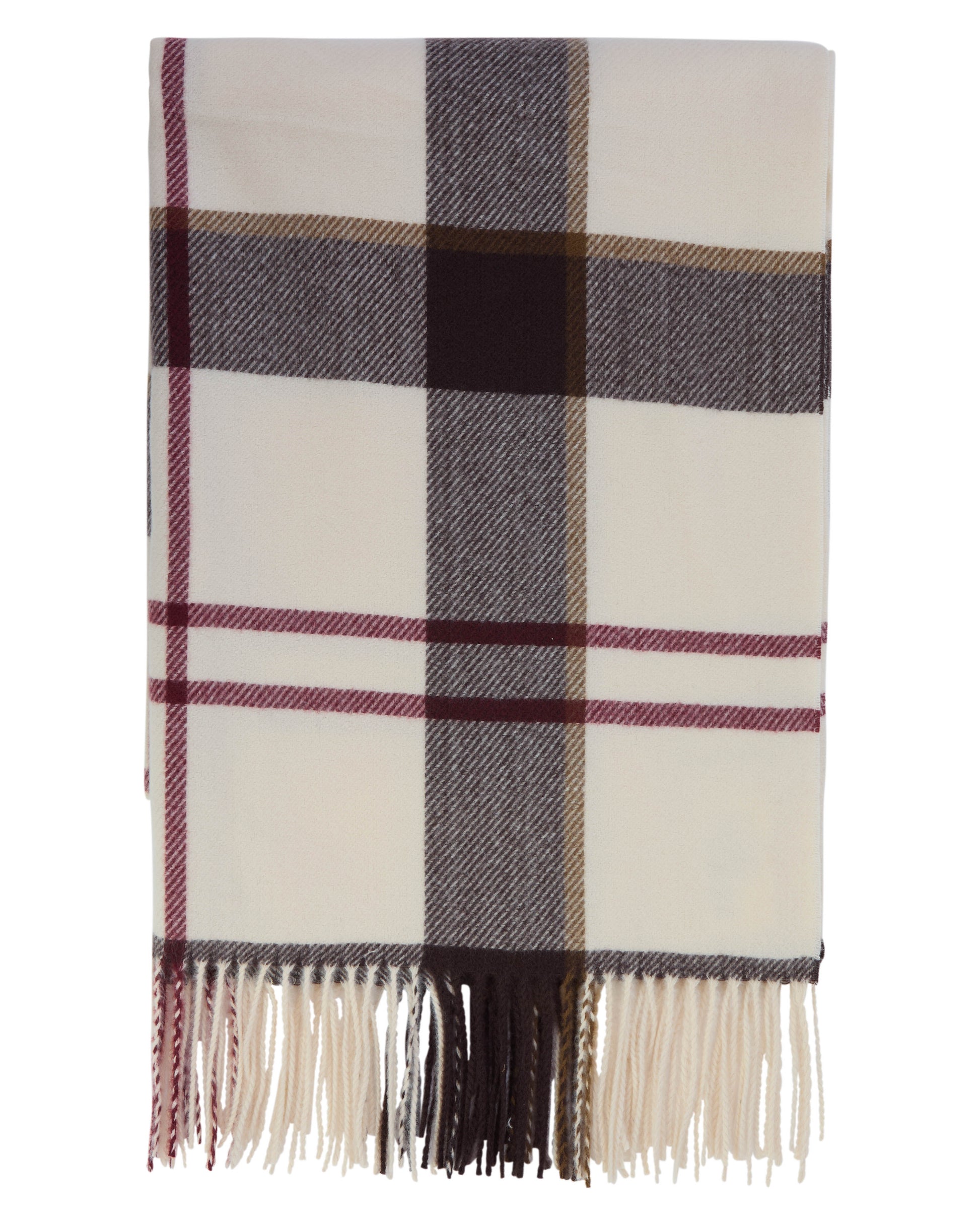 Barbour Harriet Womens Tartan Scarf - Light Muted Tartan | CHO | Designer Womens Scarves