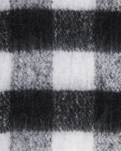 Barbour International Branton Womens Scarf - Black/White Gingham | CHO | Designer Womens Scarves