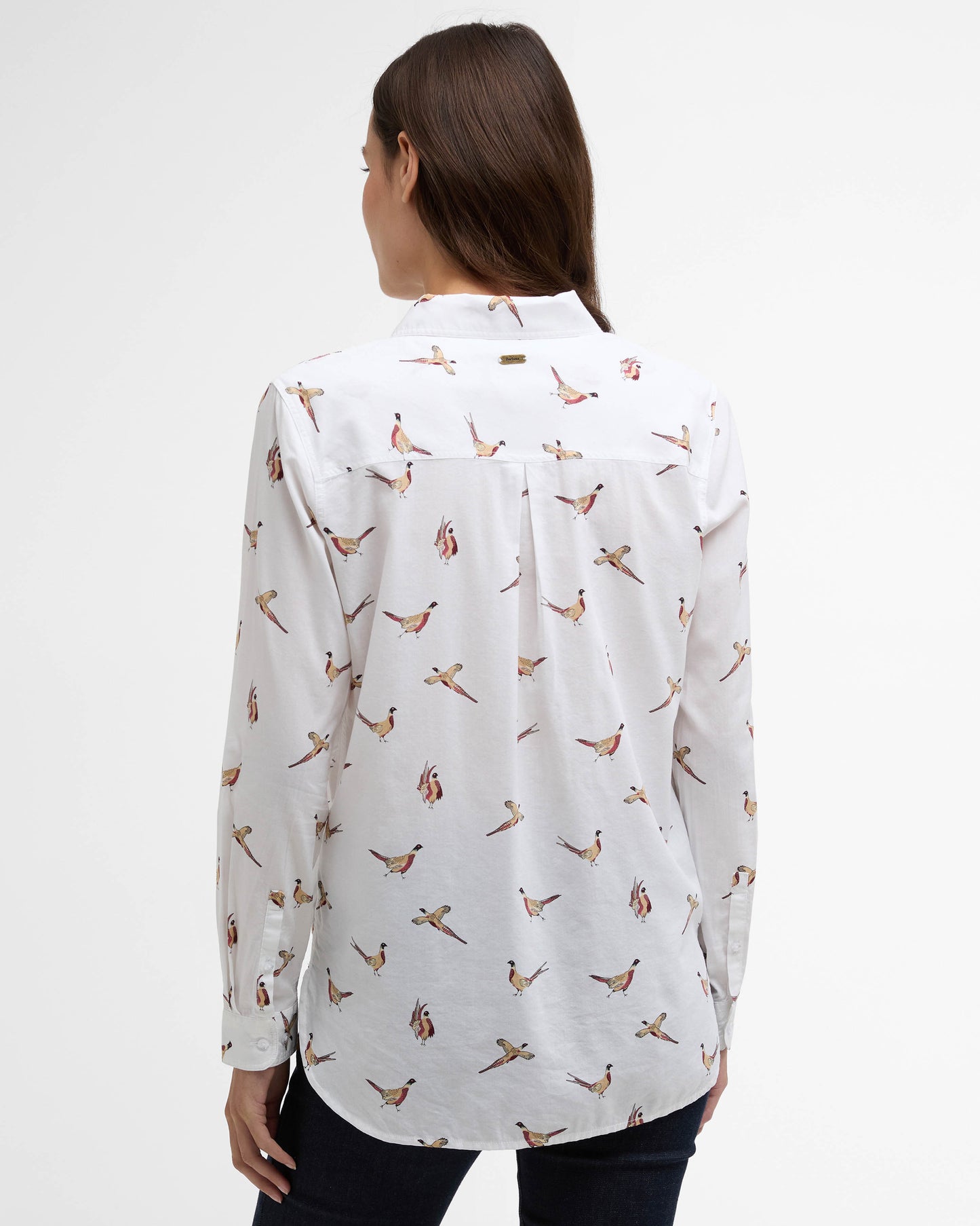 Barbour Safari Long Sleeve Womens Shirt - Pheasant Print | CHO | Designer Womens Shirts