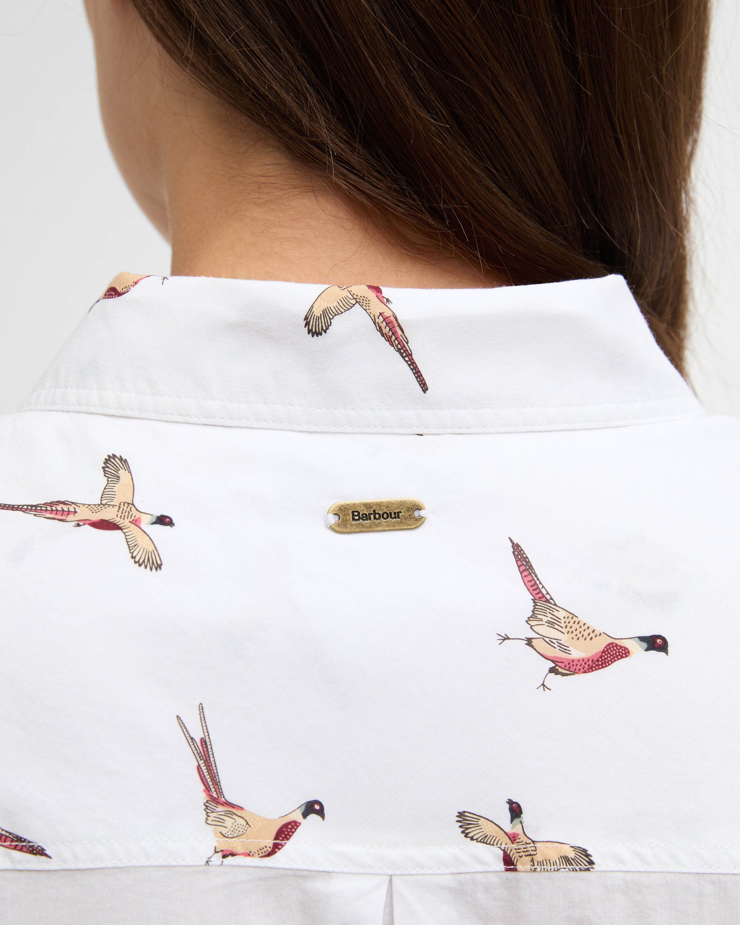 Barbour Safari Long Sleeve Womens Shirt - Pheasant Print | CHO | Designer Womens Shirts