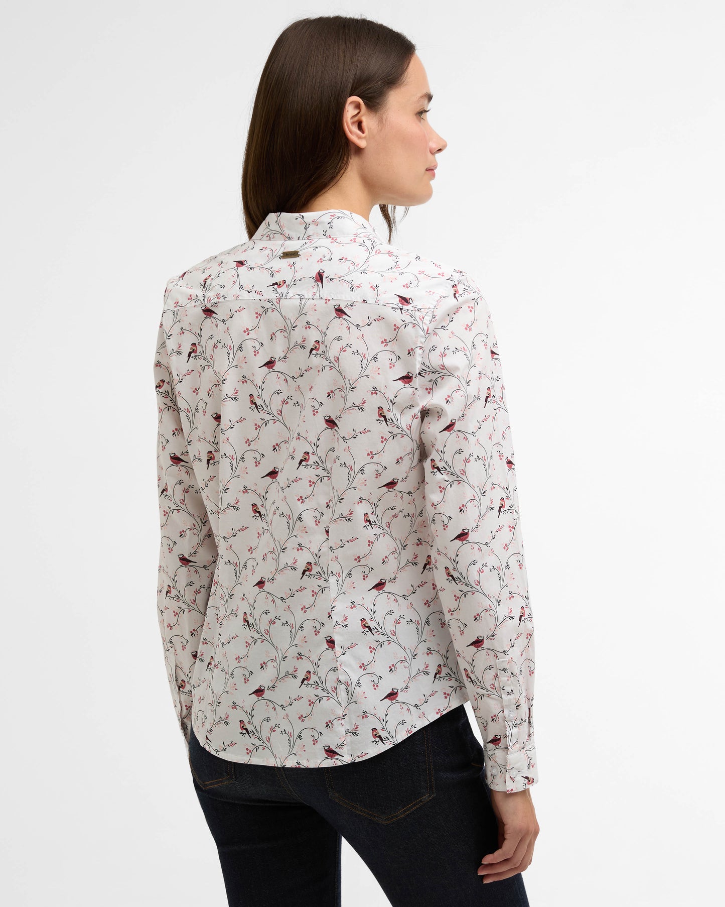 Barbour Brambles Long Sleeve Womens Shirt - Bird Print | CHO | Designer Womens Shirts
