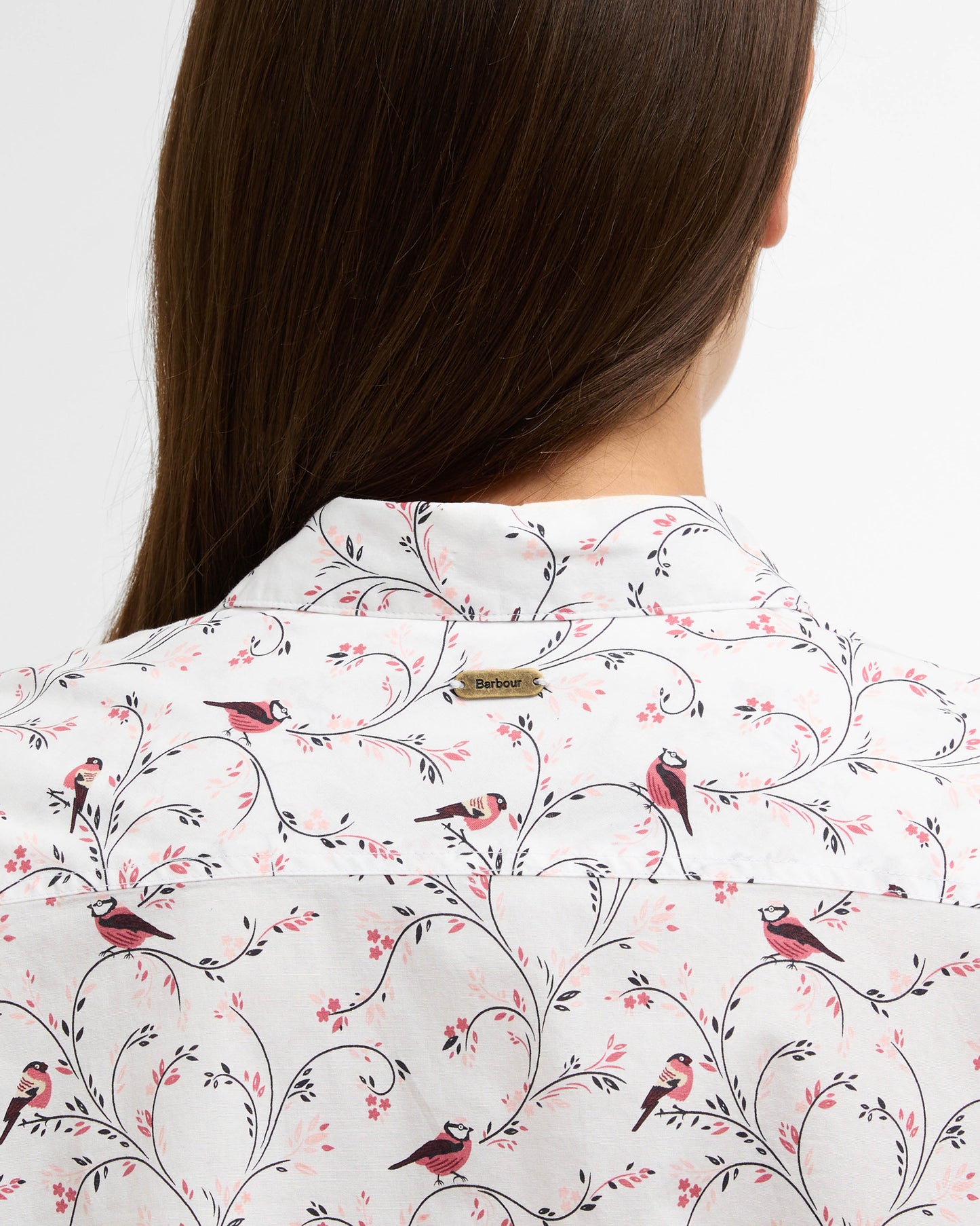 Barbour Brambles Long Sleeve Womens Shirt - Bird Print | CHO | Designer Womens Shirts