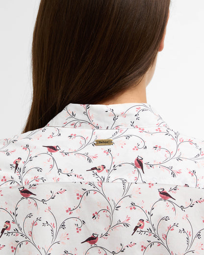 Barbour Brambles Long Sleeve Womens Shirt - Bird Print | CHO | Designer Womens Shirts