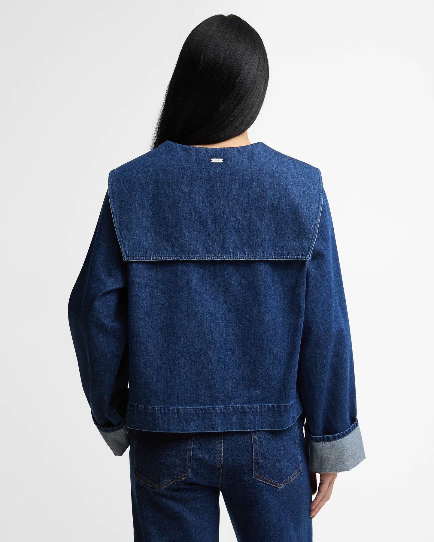 Barbour Dartmoor Womens Denim Shirt - Mid Wash Indigo | CHO | Designer Womens Shirts