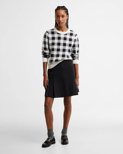Barbour Aylesby Womens Mini Skirt - Dark Navy | CHO | Designer Womens Mini Skirts