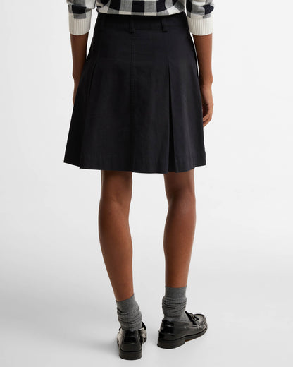 Barbour Aylesby Womens Mini Skirt - Dark Navy | CHO | Designer Womens Mini Skirts